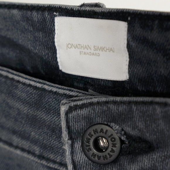 Jonathan Simkhai Wiley Medium Pebble Denim Joggers - Picture 7 of 8